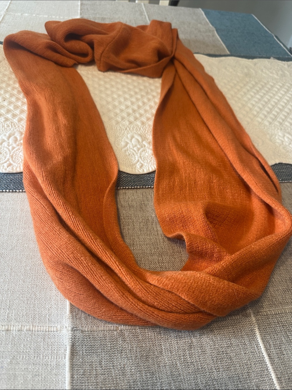 Women’s Lightweight Orange Scarf